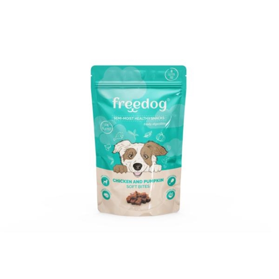 Picture of Freedog Semi-Moist Dog Snack Chicken & Pumpkin 100g